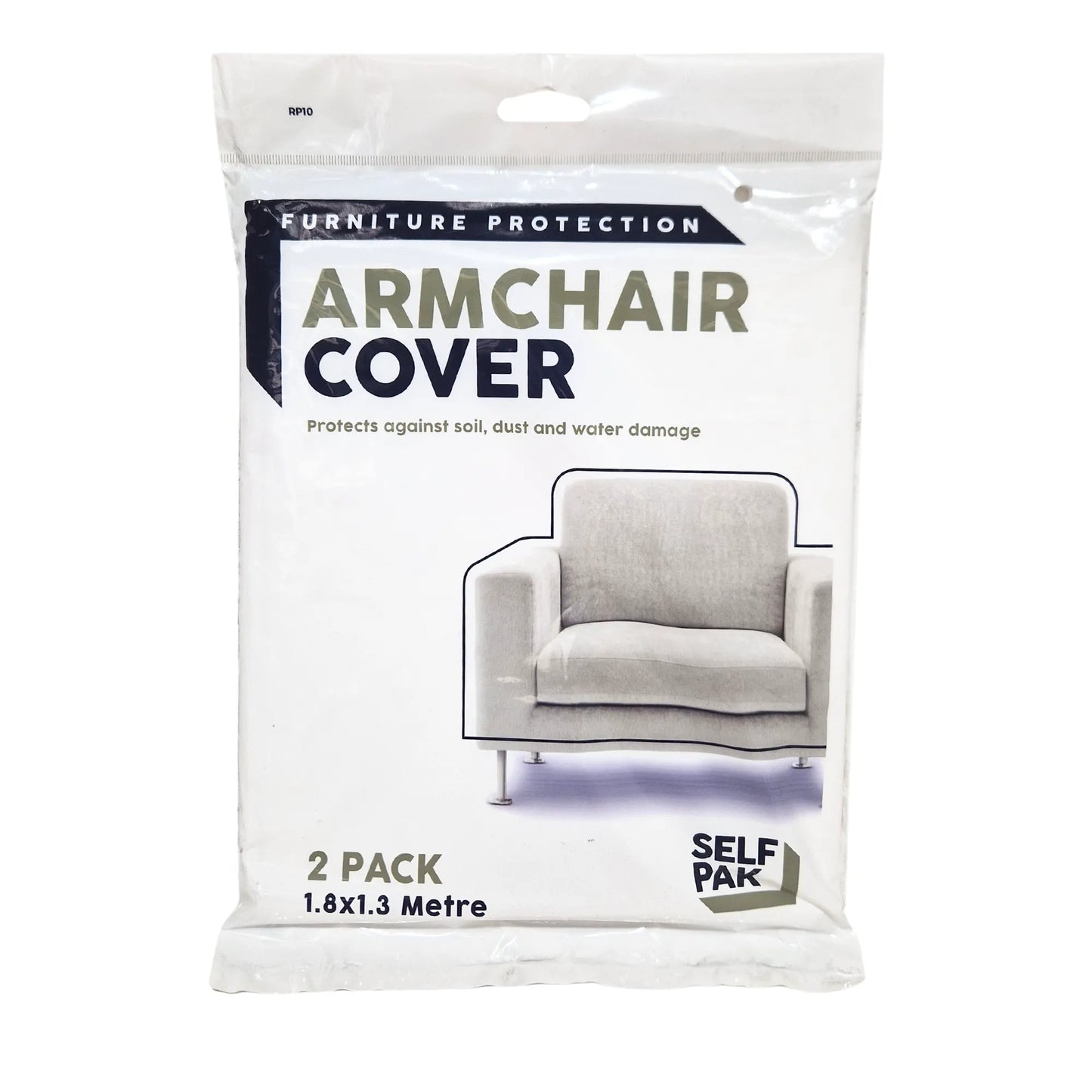 Arm Chair Cover In Self Pak Bag