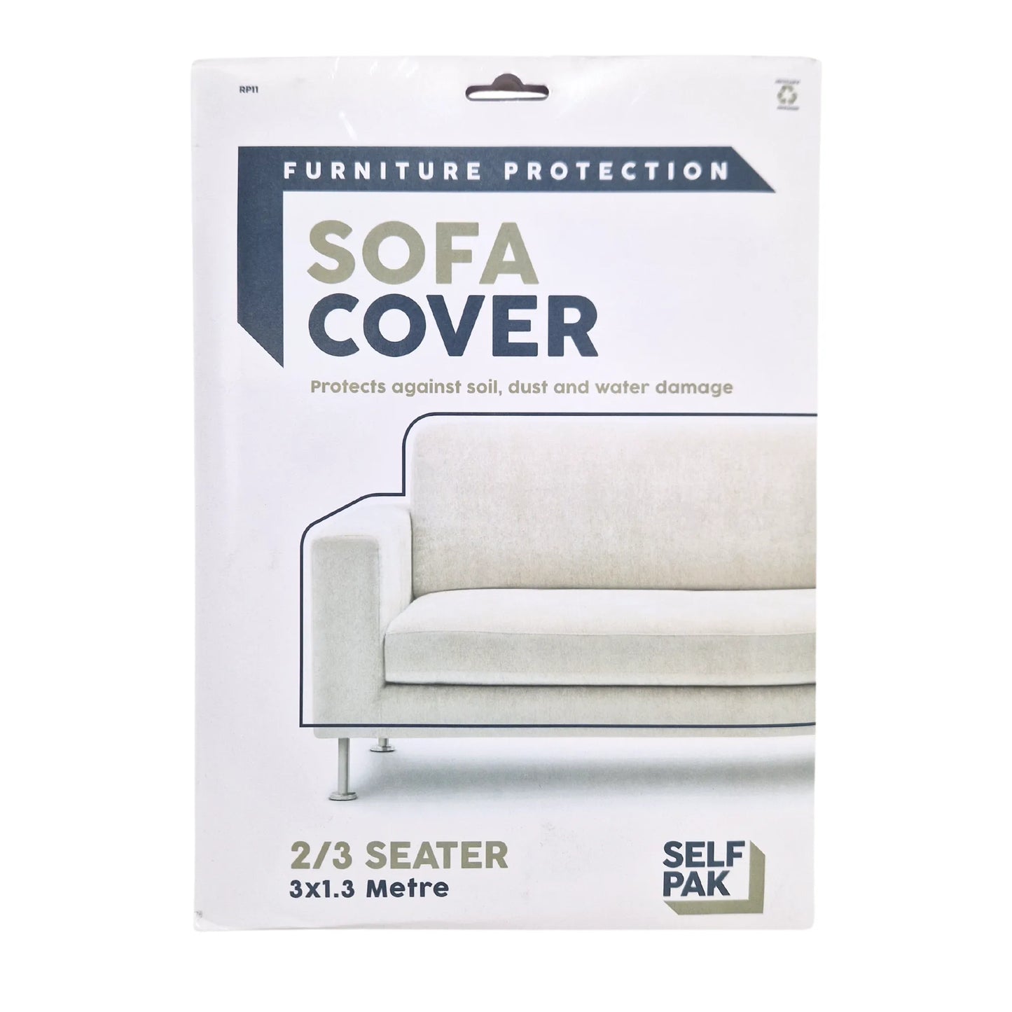 Sofa Cover – 2/3 Seater In Self Pak Bag