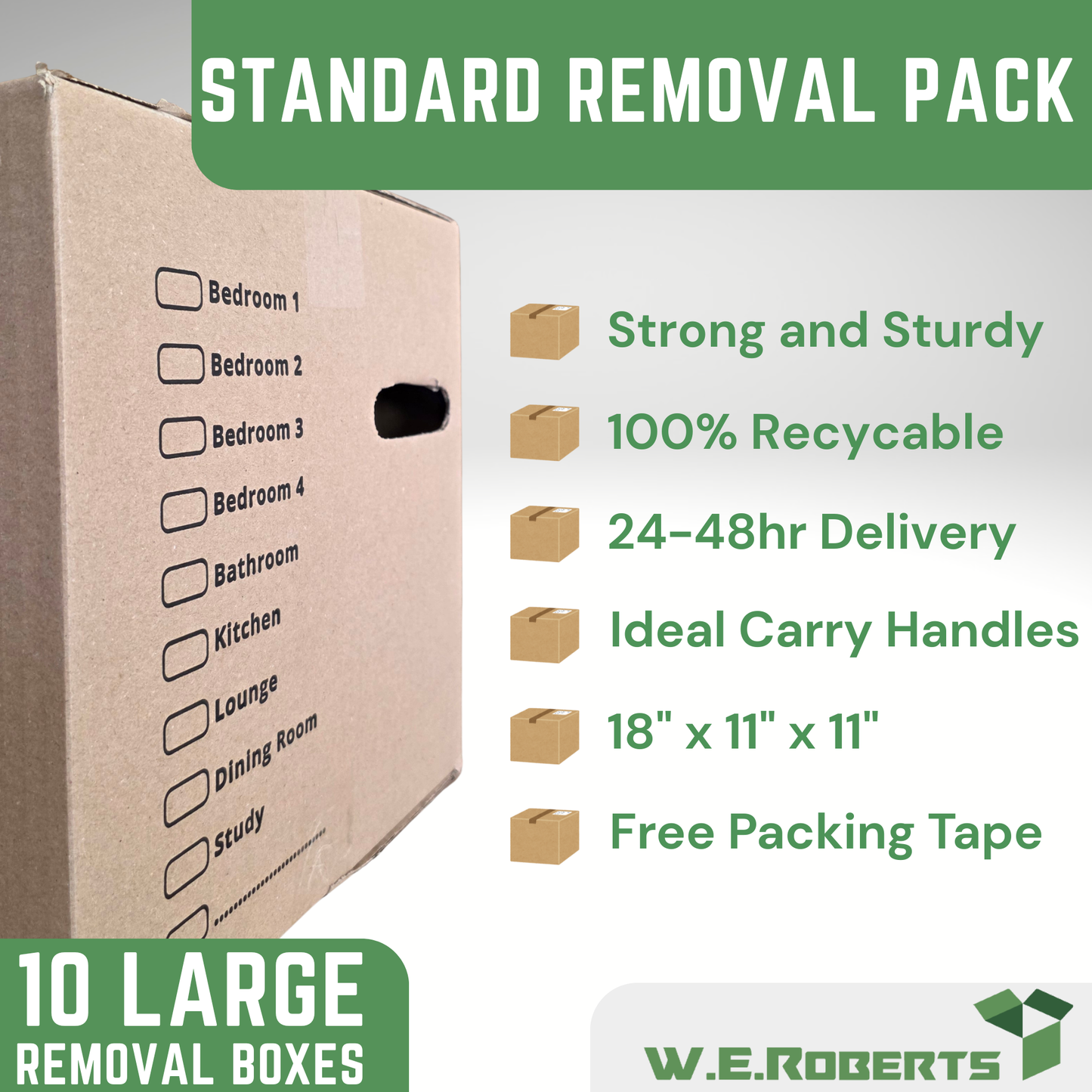 10 x LARGE Moving Boxes