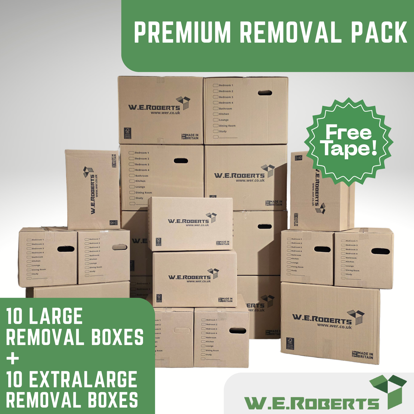 20 x LARGE and EXTRA LARGE Moving Boxes
