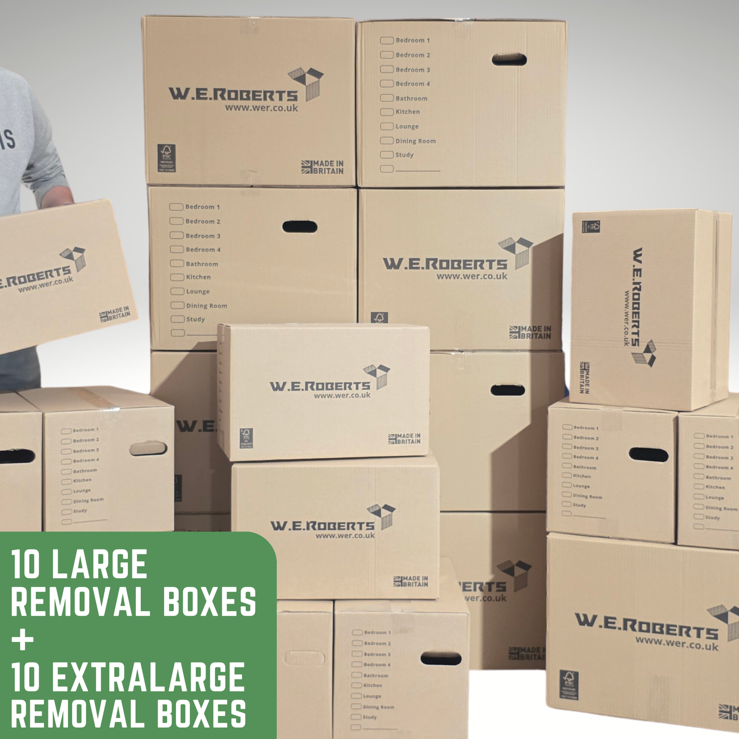 20 x LARGE and EXTRA LARGE Moving Boxes
