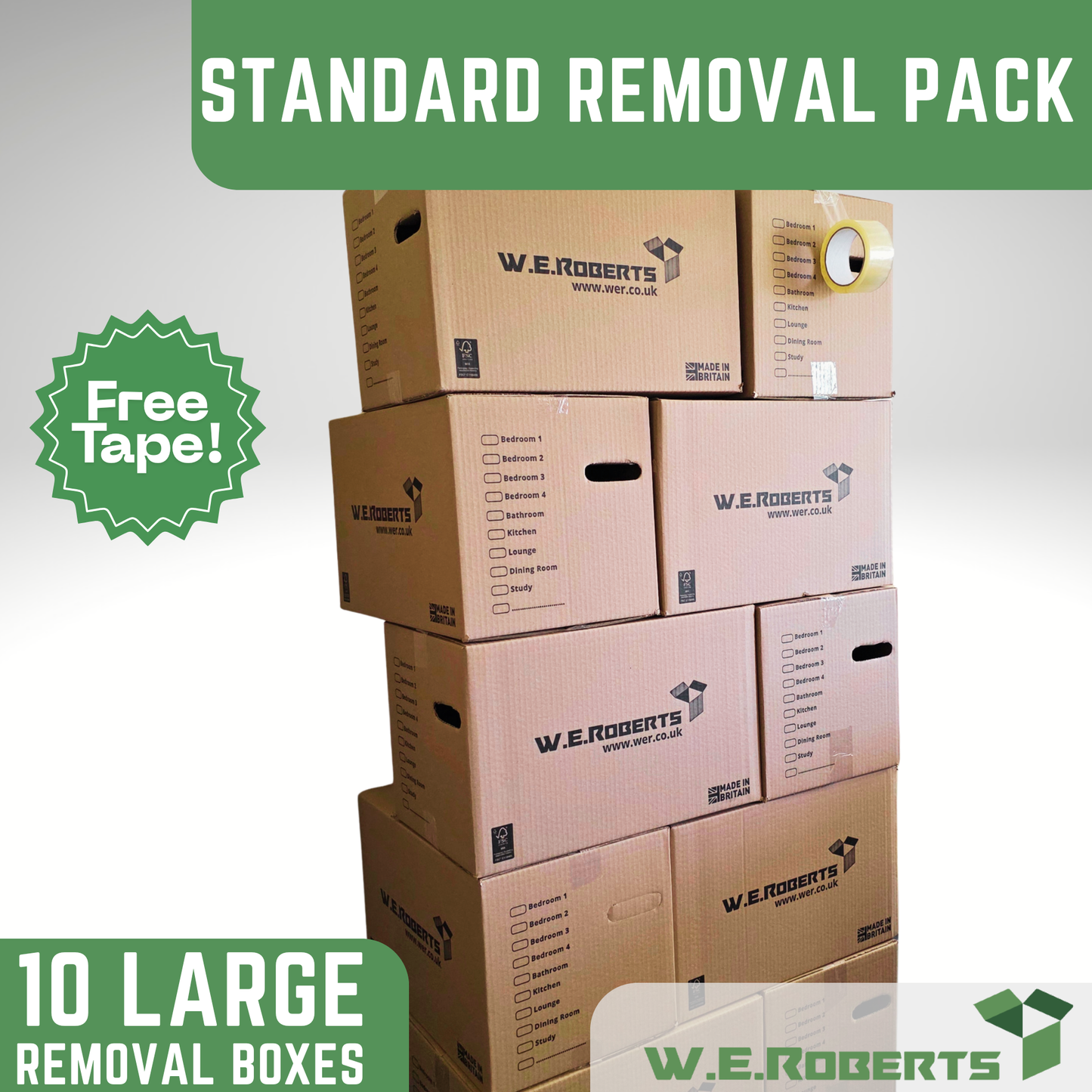 10 x LARGE Moving Boxes