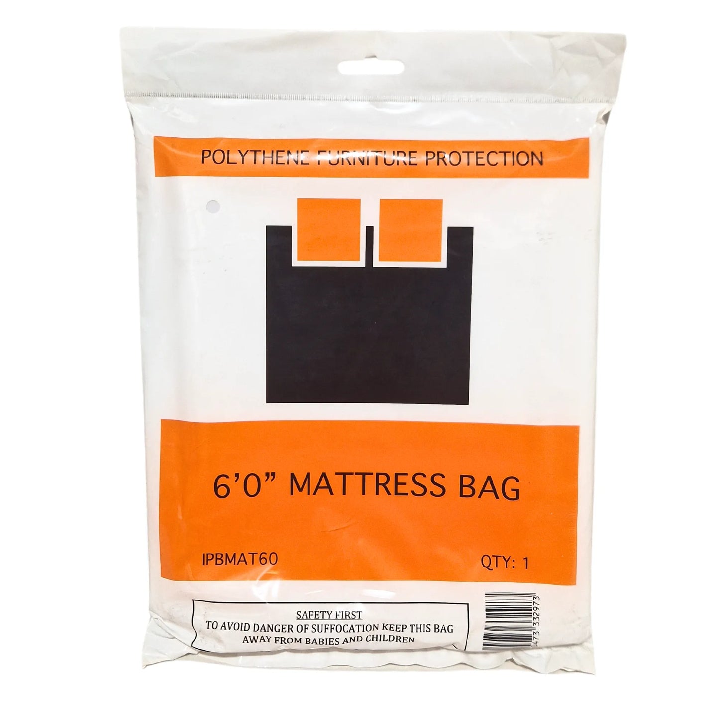 King Size Matress Cover – 6ft Poly In Self Pak Bag