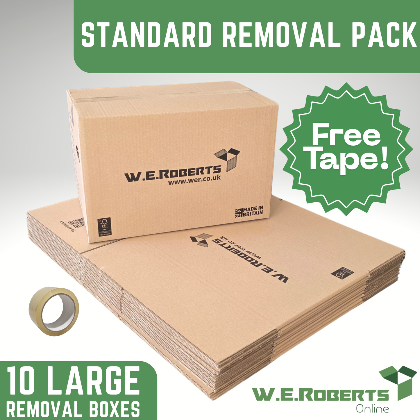 10 x LARGE Moving Boxes