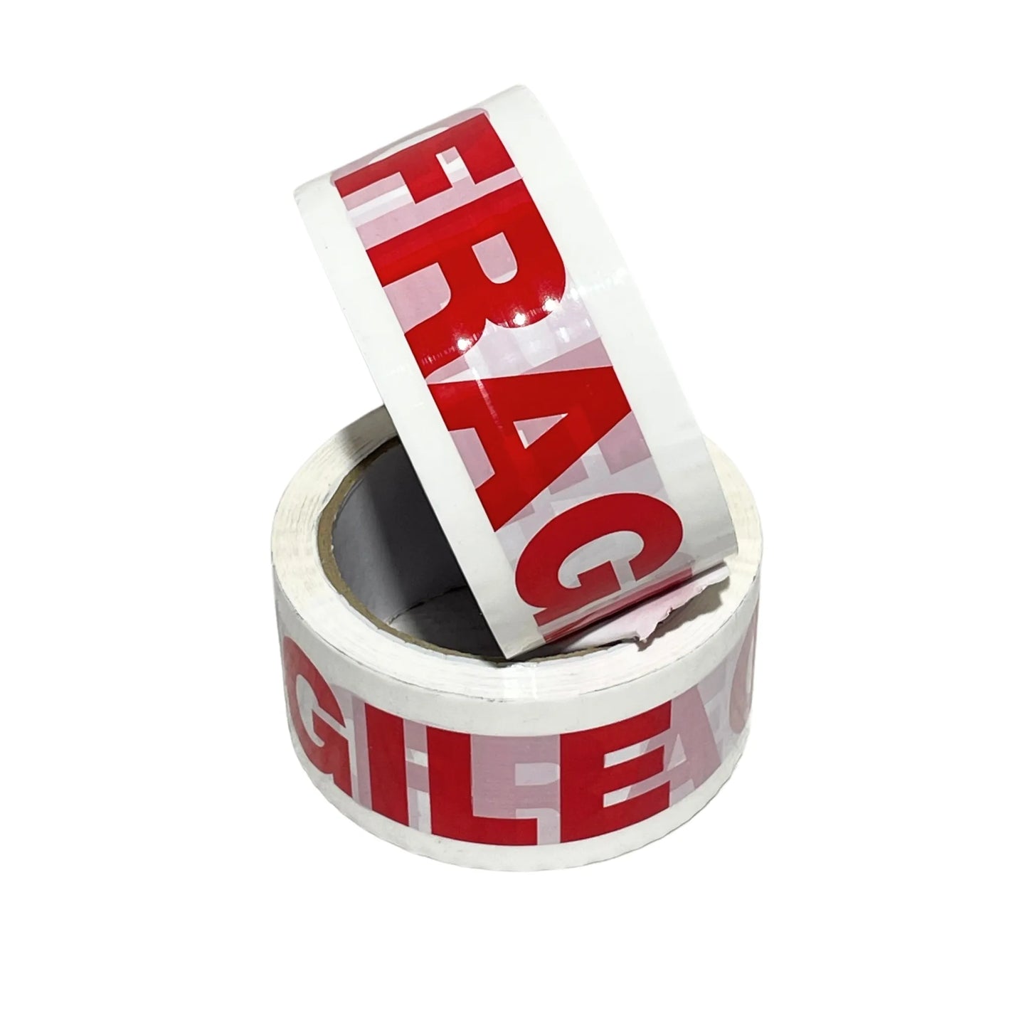 6 x Low Noise Fragile Printed Packing Tape - 48mm x 66m