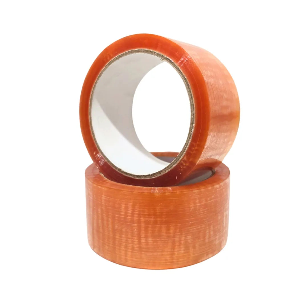 6 x Solvent Clear Packing Tape - 48mm x 66m