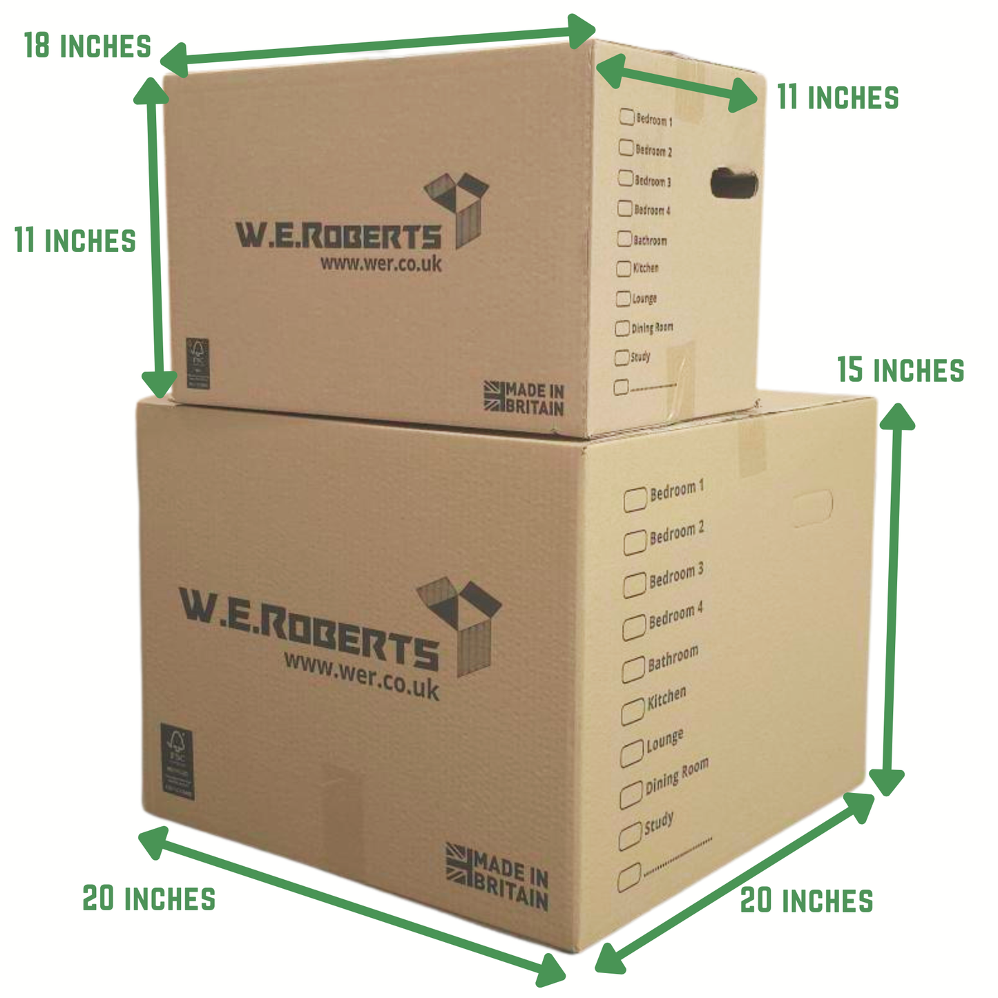 20 x LARGE and EXTRA LARGE Moving Boxes